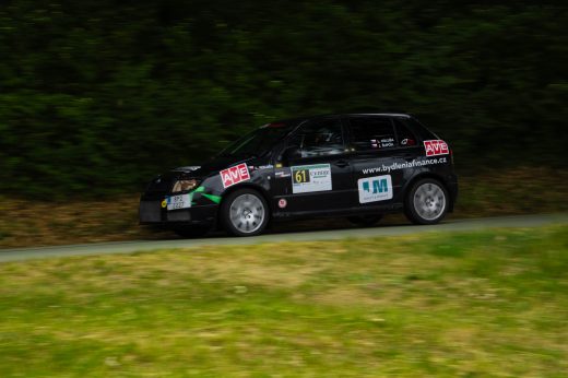 Sportovní fotografie – Podorlická Rally 2026, Opočno, startovní číslo 61