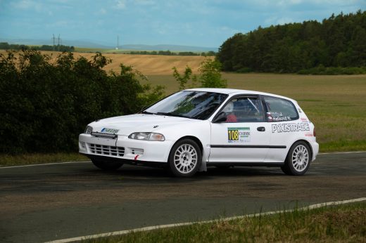 Sportovní fotografie – Podorlická Rally 2026, Opočno, startovní číslo 108