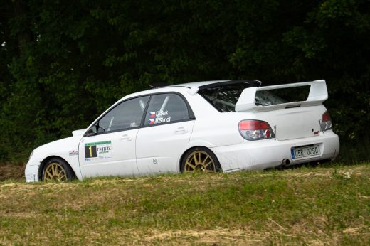 Sportovní fotografie – Podorlická Rally 2026, Opočno, startovní číslo 1