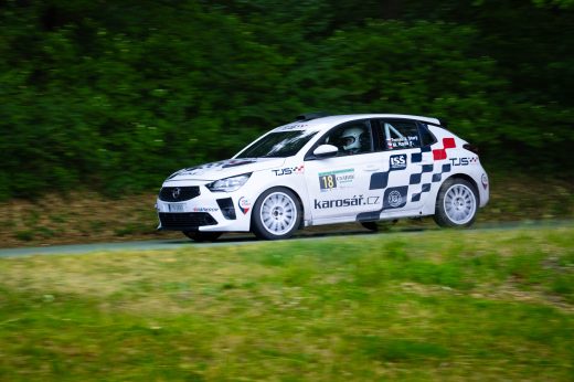 Sportovní fotografie – Podorlická Rally 2026, Opočno, startovní číslo 18